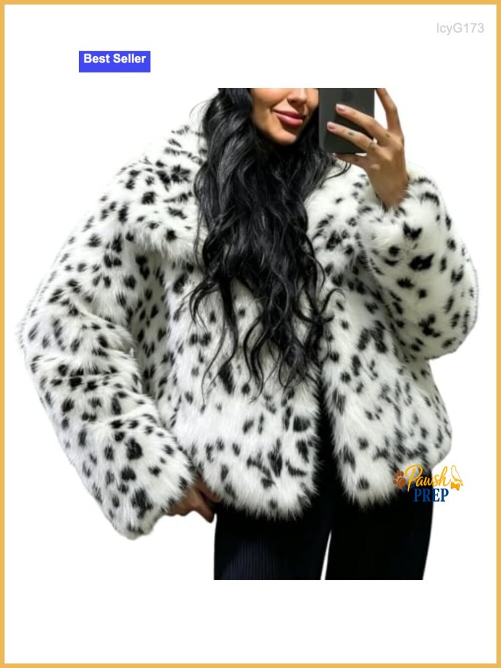 Faux Fur Coat Winter Warm Fluffy Fur Jacket